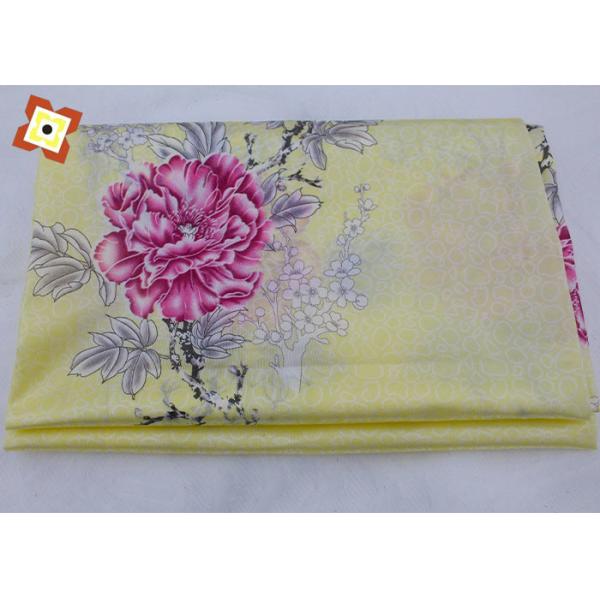 Custom Printed Brushed Polyester Microfiber Fabric Shrink Resistant