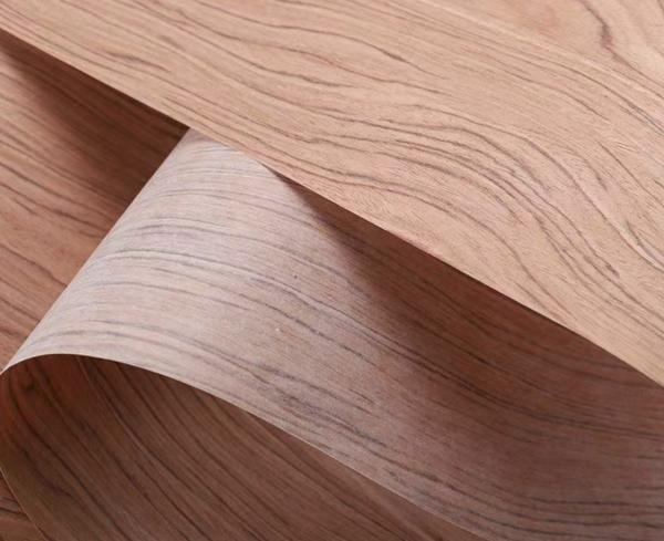 Lacquer Free Non Woven Fabric Wrapping Wood Veneer Thickness 0.1-0.5mm