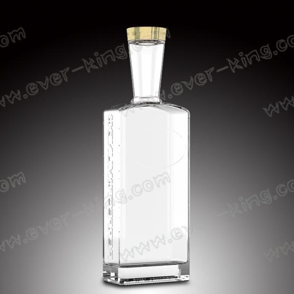 Beautiful 750ML  Rum Glass Bottle