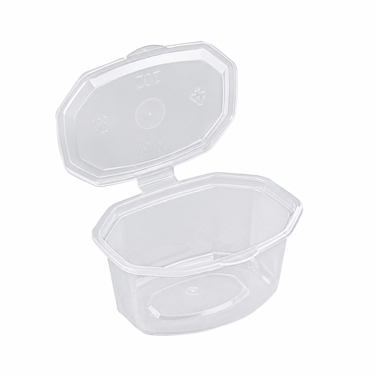 25ml Clear PP Leak Resistant Disposable Sauce Container for Tastings Dressings
