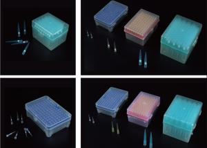 CE Certification Sterile Pipette Tip , Sterile Filter Tips 10μL 100μL 200μL 1000