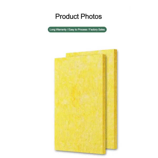 Fireproof Acoustic Foam Panel Glass Wool Board Insulation For Home Decor