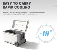 70L Customizable Outdoor Ice Cooler Box 74x44x43cm