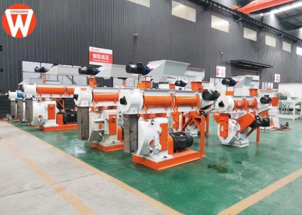 55KW Ring Die Animal Livestock Feed Pellet Machine 6T/H