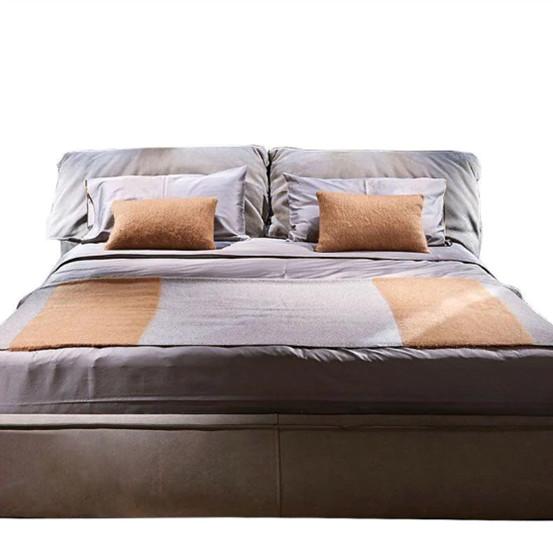 Luxury Double Modern Bedroom Furniture Sets frosted cloth King Size Bed Frame