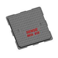 B125 Square Manhole Cover Ductile IronSolid Top Double Seal Pedestrians, Car Parks