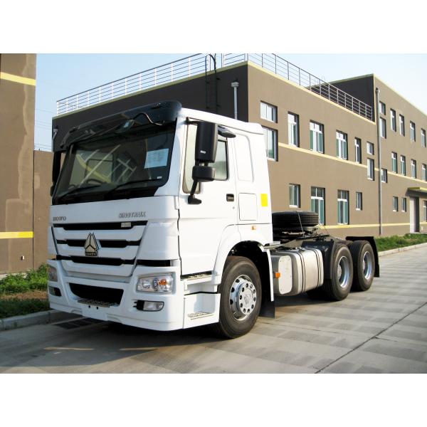 Left Hand Drive Tractor Head Trucks Low Roof Cabin 371HP 6 * 4 Type