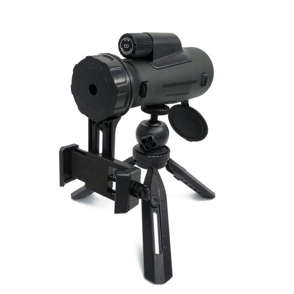 12×56 ЭД Мобильный Телефон Монокулярный Телескоп для наблюдения за звездами