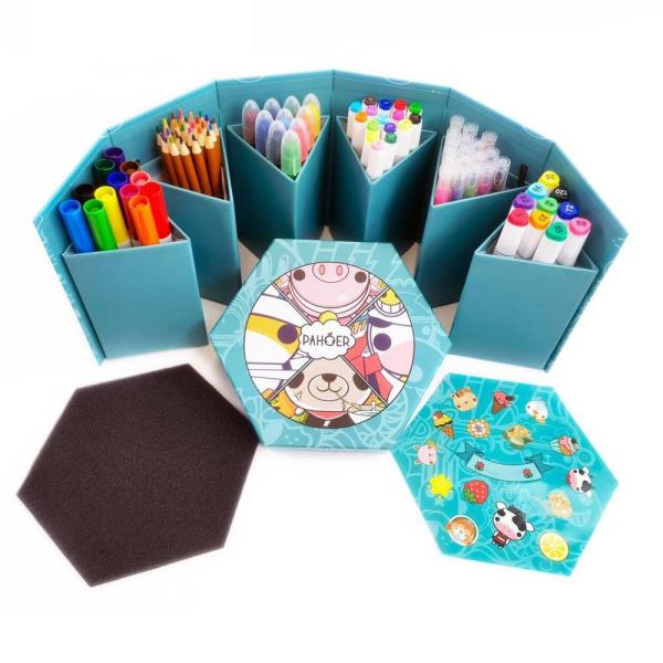 Чертеж картины игрушки подарка детей установил красочных детей искусство установило Eco дружелюбный