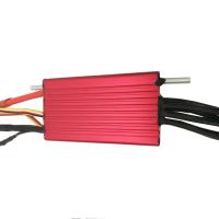 14S 400A Waterproof o controlador sem escova do ESC para o barco de RC com tampa vermelha