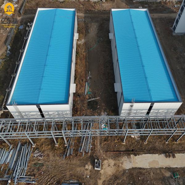 Construction de bâtiments en acier préfabriqué