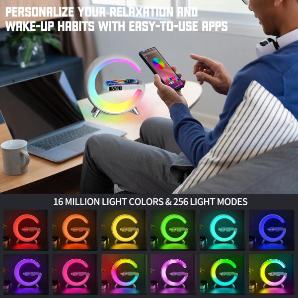 5V USB Adjustable Brightness RGBIC LED Lights With Bluetooth Speaker Wireless Changing Function