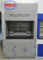 Capuz de ventilação de laboratório vertical com 1000-1200m3/h de volume de ar e 10 conexões de escape