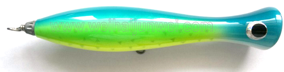 new 90g 22cm wooden bait hard bait popper bait trolling fishing lure