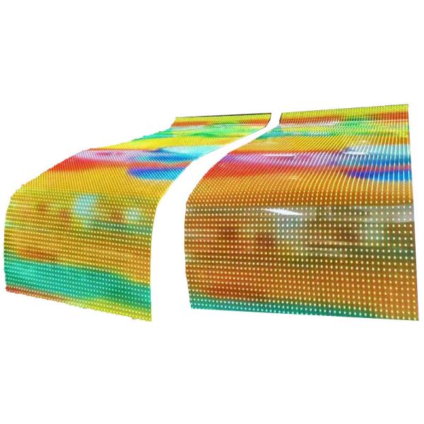 Flexible Adhesive Super Thin Transparent Film LED Screen for Glass Video Walls and Advertising