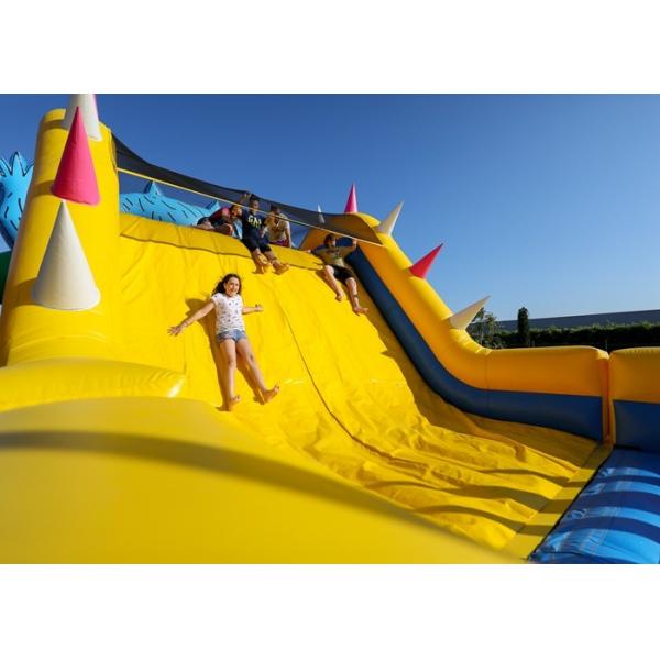 300M Long Monster Obstacle Course Inflatable Sports carnival Games Child Play For Outdoor