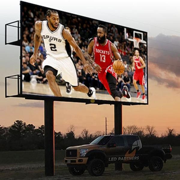 P8 P10 P16mmFull Color LED Digital Signage Display Mesh LED Display With Wide Viewing Angel