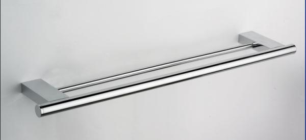 Double Towel rail 89809-Square &Brass&Chrome color& Bathroom Accessory&fittings&Sanitary Hardware