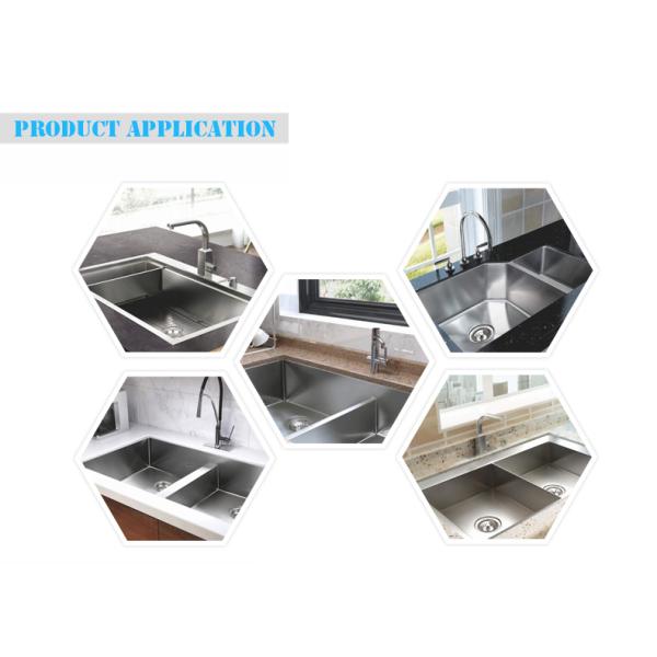 Раковина одиночного шара коммерчески нержавеющая с Драйнбоард над установкой счетчика