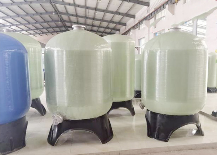 Fiberglass Reinforced Plastic FRP Water Treatment Tank Top Opening Manhole With Cover