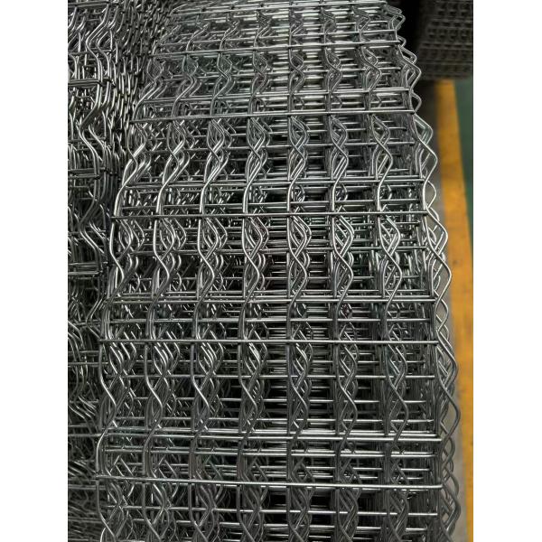 Aperture 25.4mm X 67mm Hot Dip Galvanized Wire Pipeline Reinforced Mesh For Everglades Gas
