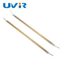 Halogênio vermelho infravermelho Heater Tube do ouro da pintura para curar a lâmpada de aquecimento leve
