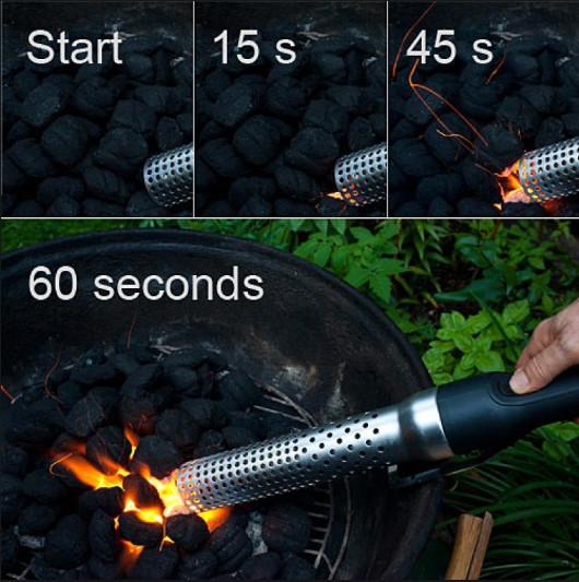Eco - Friendly 60 Second Charcoal Starter Original Electric Fire Starter