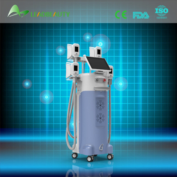 4 handles fat removal cryolipolysis machine