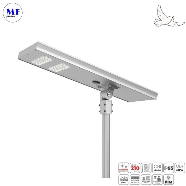 IP67 resistente à água luz LED lâmpada solar de rua LED iluminação de jardim de rua LED exterior 40W-120W sensor de microondas LED inteligente
