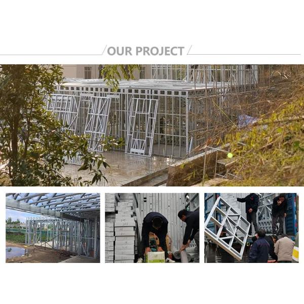 Виллы энергосберегающей доступной Prefab виллы стальной структуры дома полуфабрикат