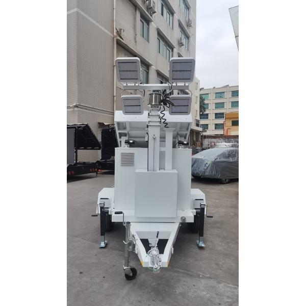 Monocrystalline Silicon Solar Panels Uniform Illumination Led Light Trailer For Outdoor Music Festival Lighting