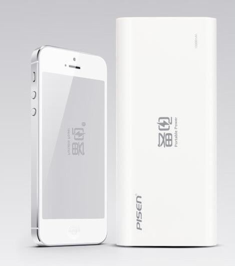 10000MAH Pisen portable power bank, original Pisen power bank, 10000MAH power bank for cell phone or tablet