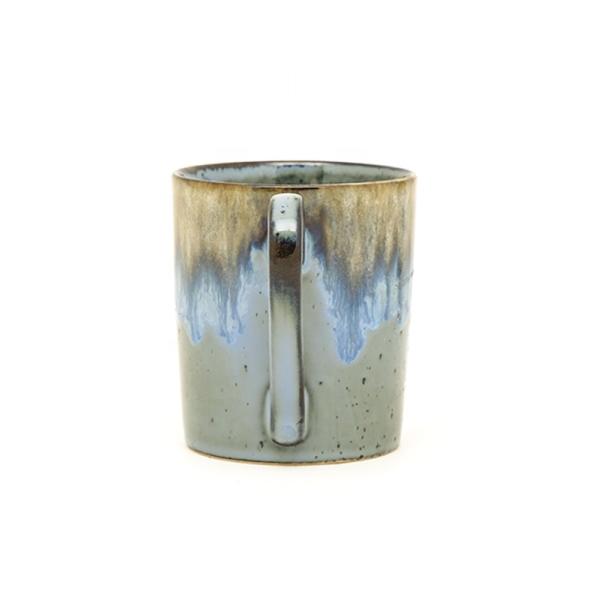 Керамическая 3D голубая коричневая кружка Керамическая кружка для кофе и молока с 3D-реактивной глазурой