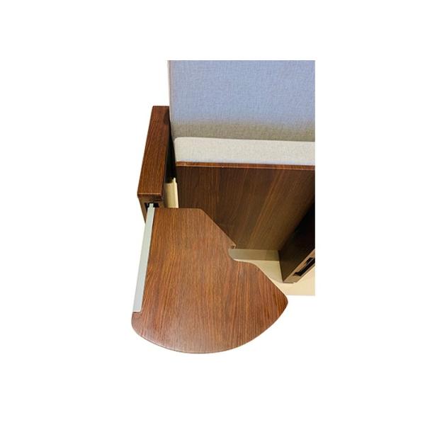 Места аудитории театра полиэстера со спрятанным писать планшетом