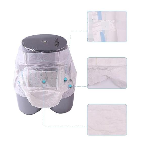 Skin Care Pattern Printed 3D Leak Guard Sleepy Baby Diapers
