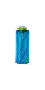 Solid Flexible Water Bottle Carabiner, Foldable Water Bottles Water Pouch Flexible - Reusable Travel Water Bottle