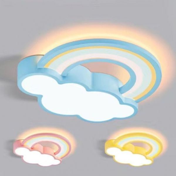 Princess Room Light Fixtures Bedroom And Warm Simple Cartoon rainbow ceiling light(WH-MA-300)