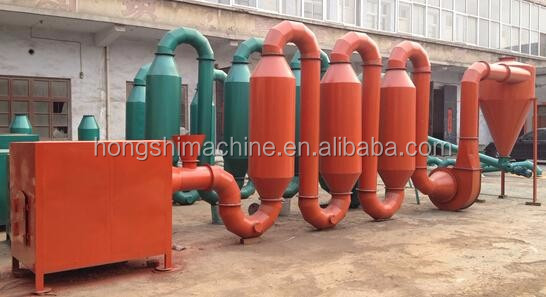 Wood Sawdust Rice Husk Coconut Sheller , 0.8m Gas Flow Drying Machine