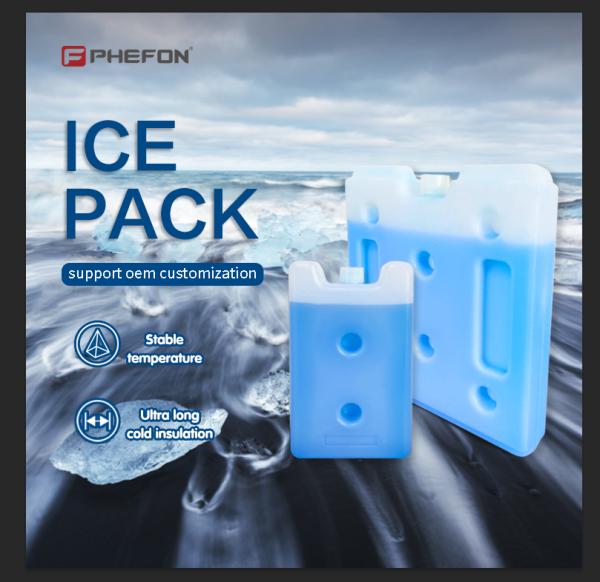 Reusable Leak Proof PCM Ice Pack with Customizable Design for Temperature Control