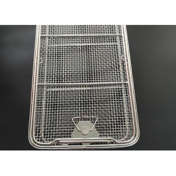 Surgical Instruments Disinfection 40X25CM Stainless Steel Basket