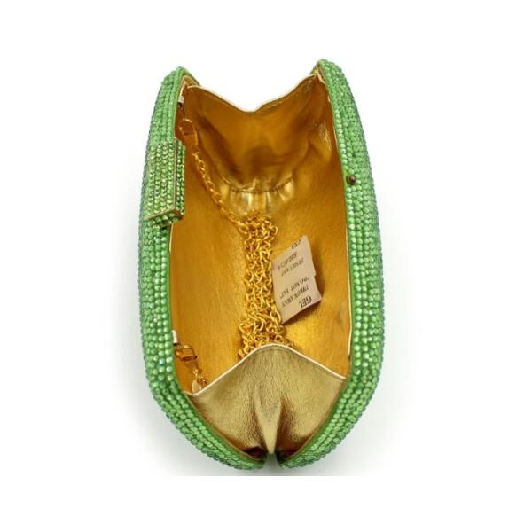 American Style High - Grade Rhinestone Evening Bags Satin Fabric Material