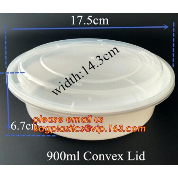 Коробка бенто пластикового устранимого пластикового взятия качества еды отсутствующая с 4 отсек, пищевой контейнер контейнеров пластиковый течебезопасный