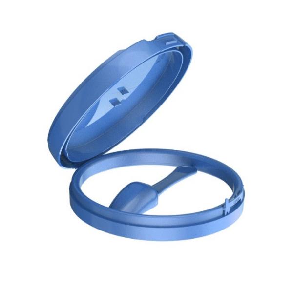 Estilo Moda Leite em pó lata vazia Cobertura de plástico com Scoop 132mm PP plástico