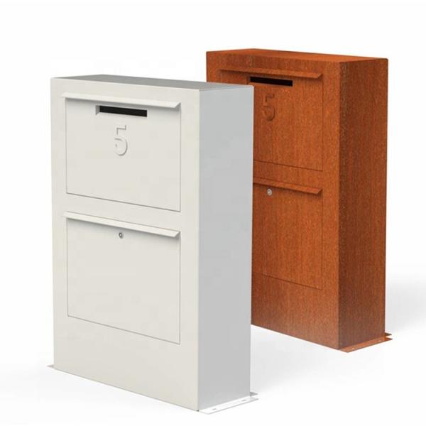 Corten Steel Express Package Parcel Delivery Box For Home ISO9001