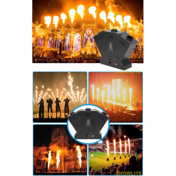 Управление машины DMX пламени LPG клуба свадьбы голов RoHS 3