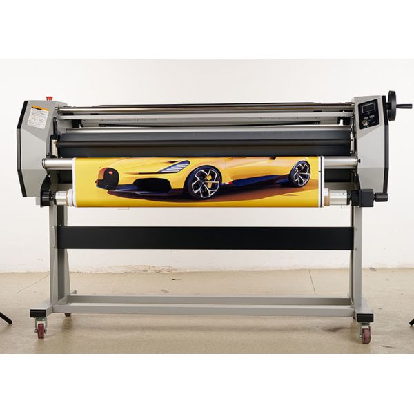 Laminadoras de alta resistencia con control manual de manivela Rodillos de silicona Máquinas de laminación térmica 110V / 220V