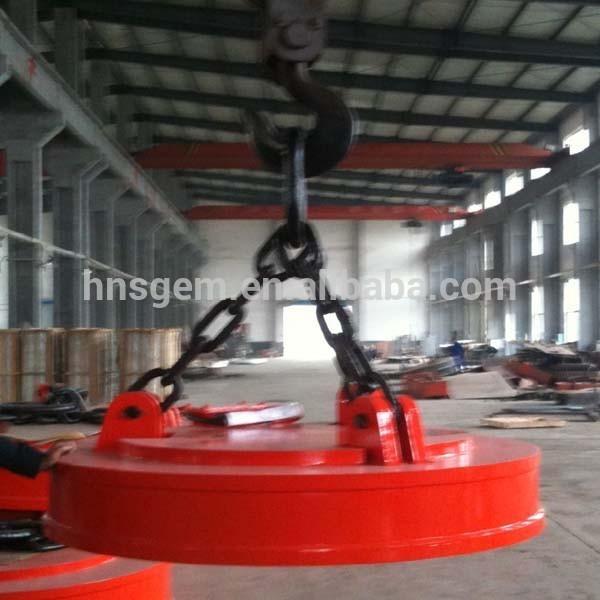 Crane Lifting Magnet for Lifting Scrap with 3 Ton Capacity