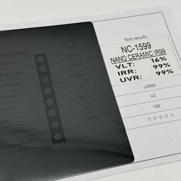 Film solaire pour fenêtre recyclable IRR99% nano-céramique écologique