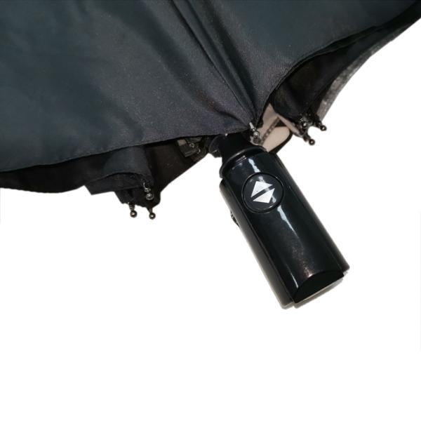 Black Three Folding Self Opening And Closing Umbrellas Black Lace And Nice Printing