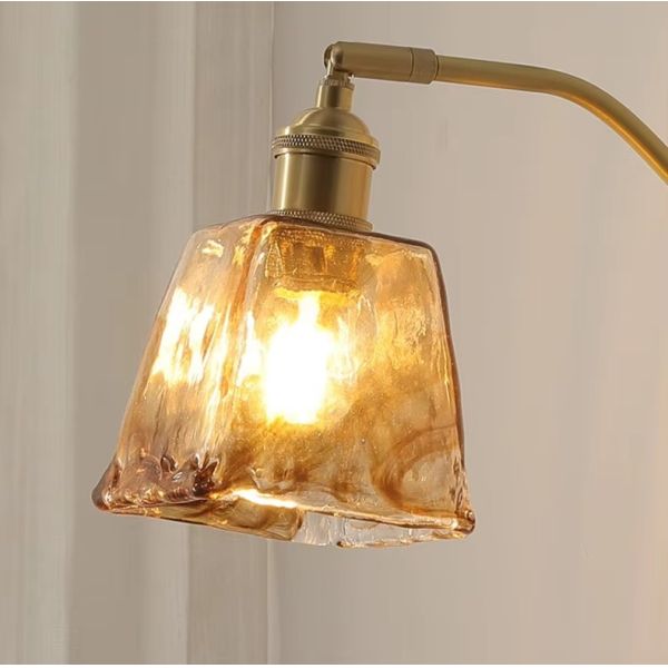 Japan Retro  Art Iron Glass Wood LED Decor Wall Lamp (WH-VR-127)